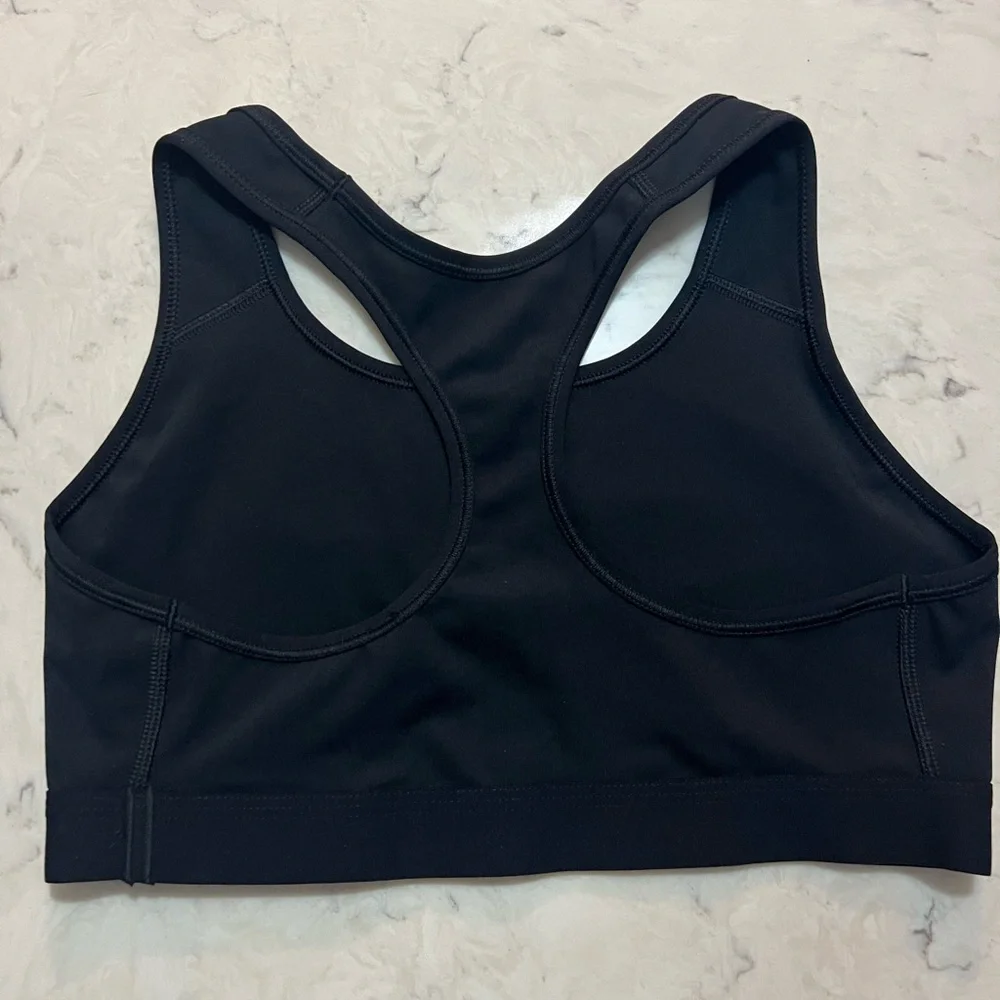 Nike Women's Black Sports‎ Bra with White Logo. NWOT